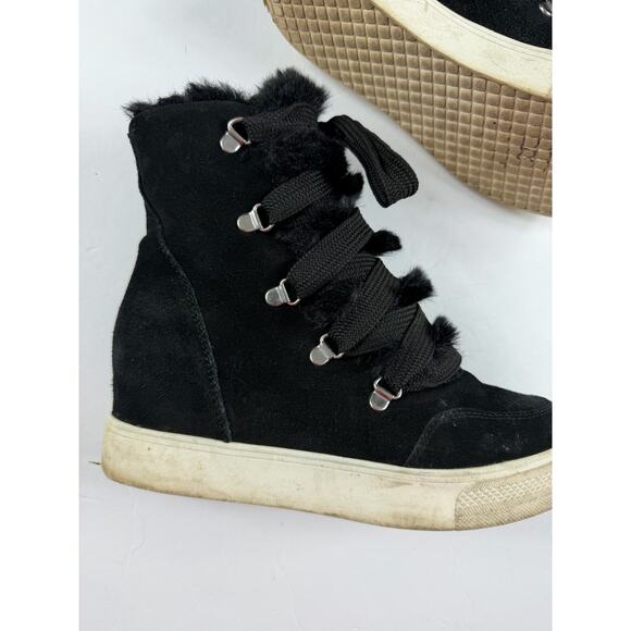 Steve Madden Wharton Faux Fur Sneaker Boots size 9 Women's - Picture 2 of 12